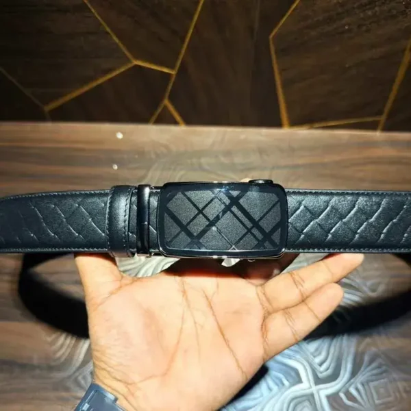 Glossy Body Auto gear Belt (Cross Pattern) - Image 2